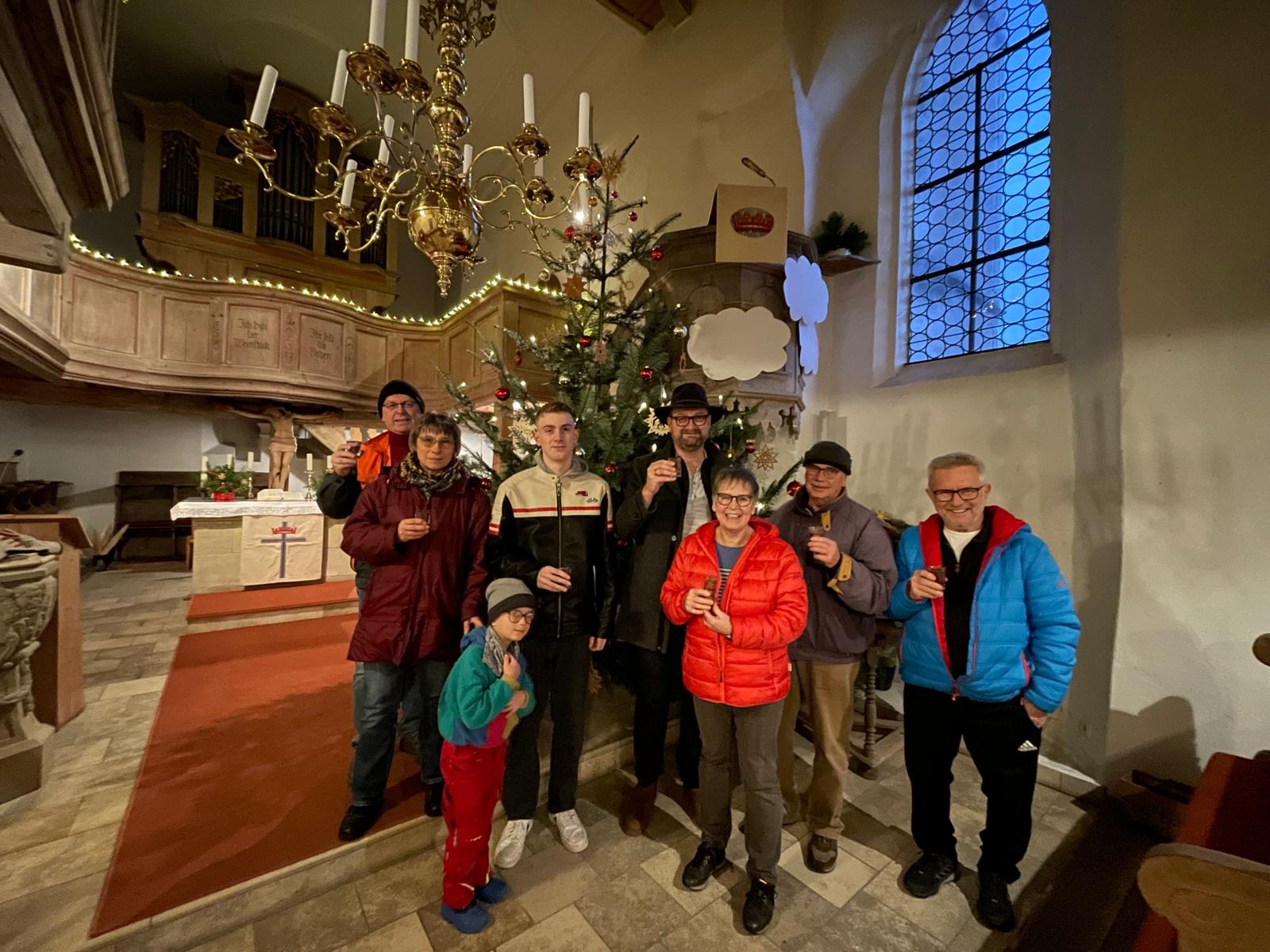 Christbaumloben in Schweinsdorf